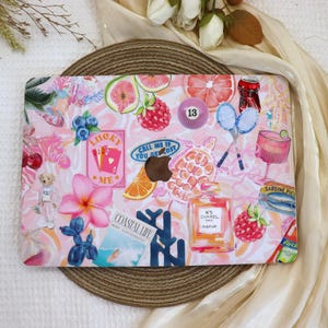 Pink Collage MacBook Case,New MacBook 2025 Air 15/13,Apple Laptop Sleeves,Pro 13/14/15/16,2024/2022/2021,M1 M2 M3 M4,Custom Laptop Case