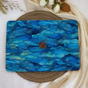 Minimalism Blue MacBook Case,New MacBook 2025 Air 15/13,Apple Laptop Sleeves,Pro 13/14/15/16,2024/2022/2021,M1 M2 M3 M4,Custom Laptop Case