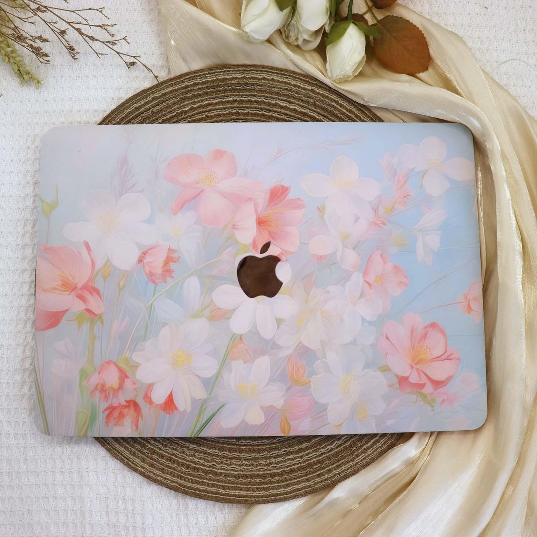 Elegant Flowers MacBook Case,new MacBook 2025 Air 15/13,apple Laptop ...