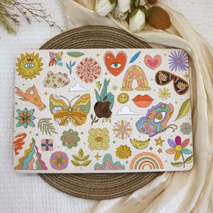 Illustration Art Collage MacBook Case,New MacBook 2025 Air 15/13 Cover,Apple Laptop Sleeve,Pro 13/14/15/16,2024/2022/2020,M3 M4,Custom Cover