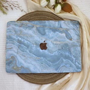 Blue Marble Print MacBook Case,New MacBook 2025 Air 15/13 Cover,Apple Laptop Sleeve,Pro 13/14/15/16,2024/2022/2021,M1 M2 M3 M4,Custom Case