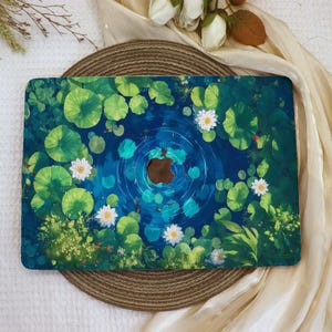 Pool Leaves Paint MacBook Case,New MacBook 2025 Air 15/13,Apple Laptop Sleeves,Pro 13/14/15/16,2024/2022/2021,M1 M2 M3 M4,Custom Laptop Case