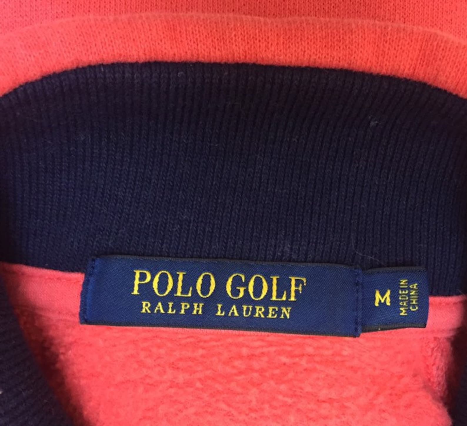 Vintage Modern Ralph Lauren Polo Golf Label Logo Zip Front Etsy Canada