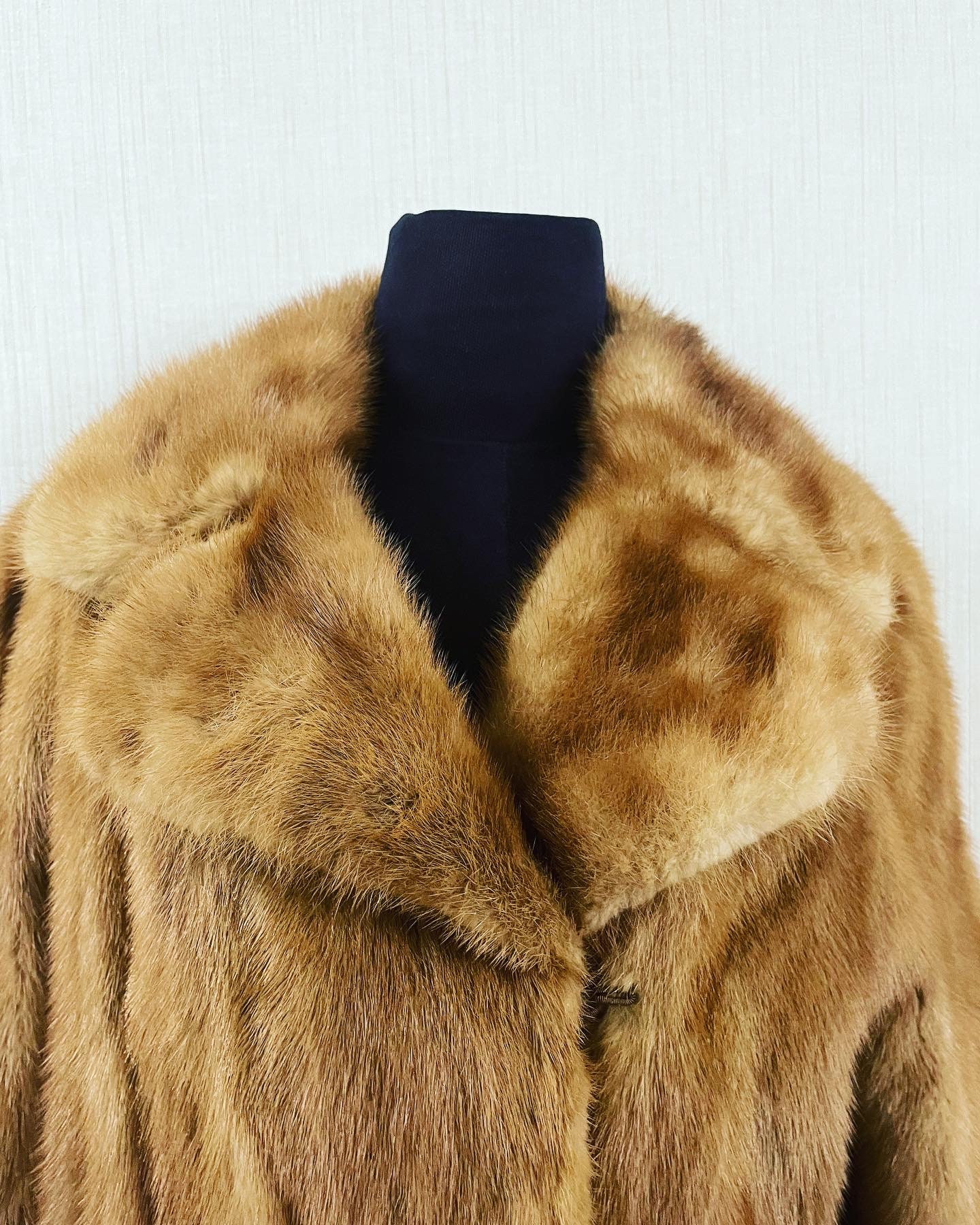 1980's Water Otter Jacket with Mink Fur Collar