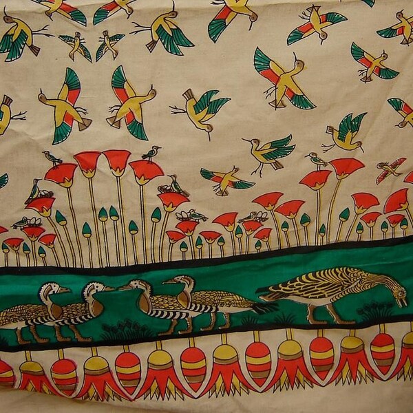 BIG tablecloth with all kinds of birds and stuff - charity for animals
