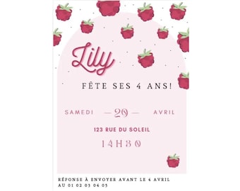Birthday Invitation Template