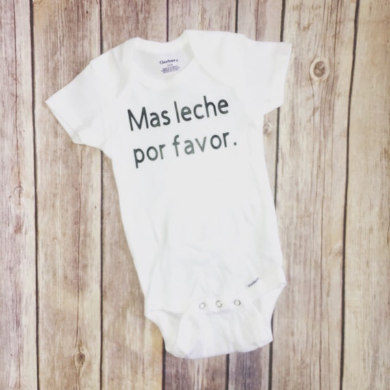 mas leche onesie
