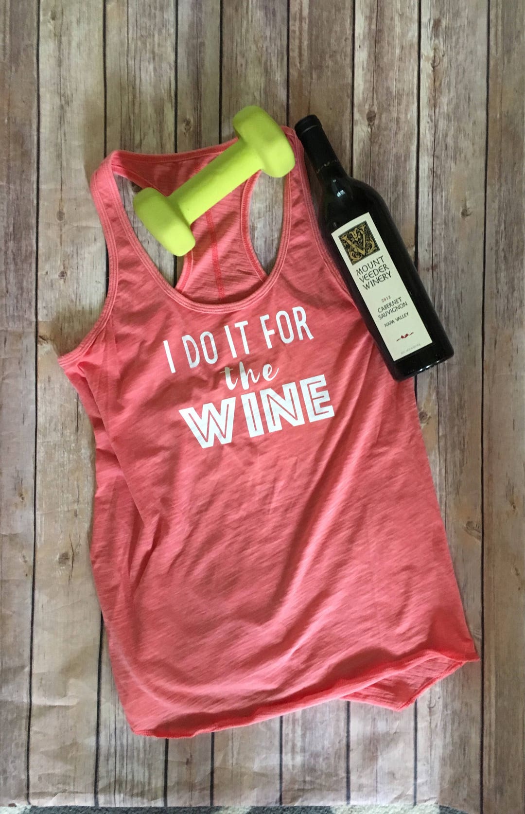 I Do It for the Wine Workout Tank Etsy