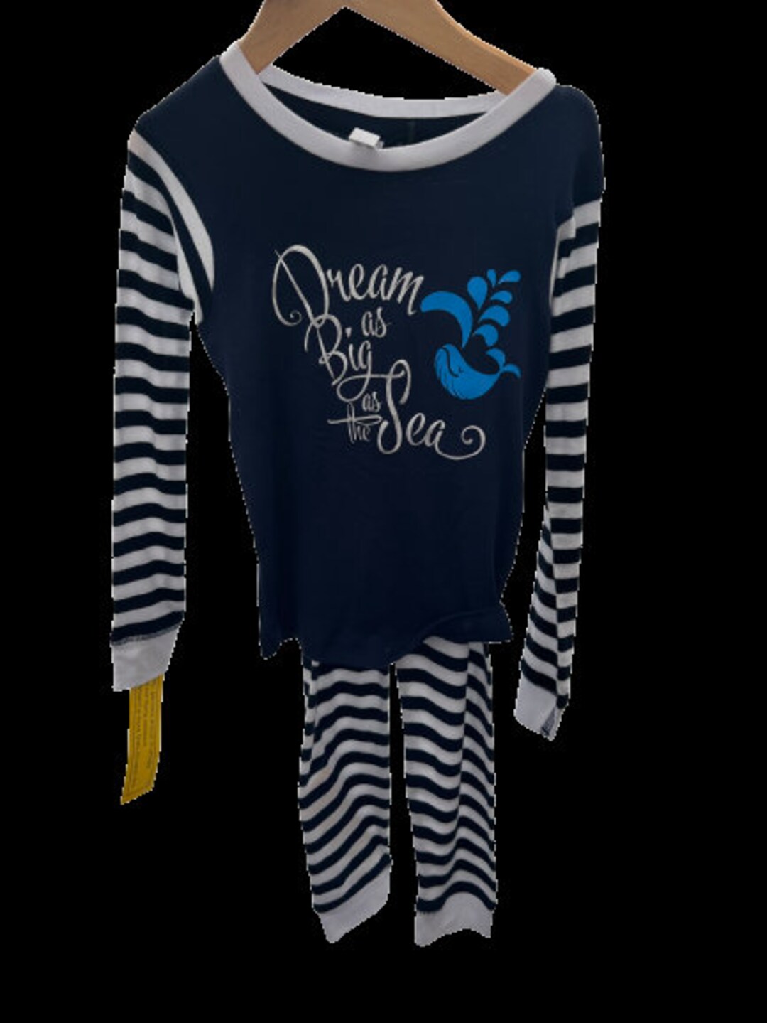 Pajamas Dream as Big as the Sea Kids Jammies Etsy