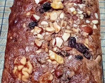 Holy Land Fruit Cake!! 2 pound Cake! All Natural! Great with Coffee and Tea!!!
