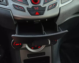 Ford Fiesta MK7 under stereo draw tray storage holder centre mount phone