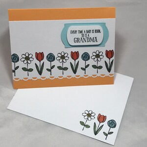 Gefeliciteerd Nieuwe Oma - Wenskaart - Handgemaakt