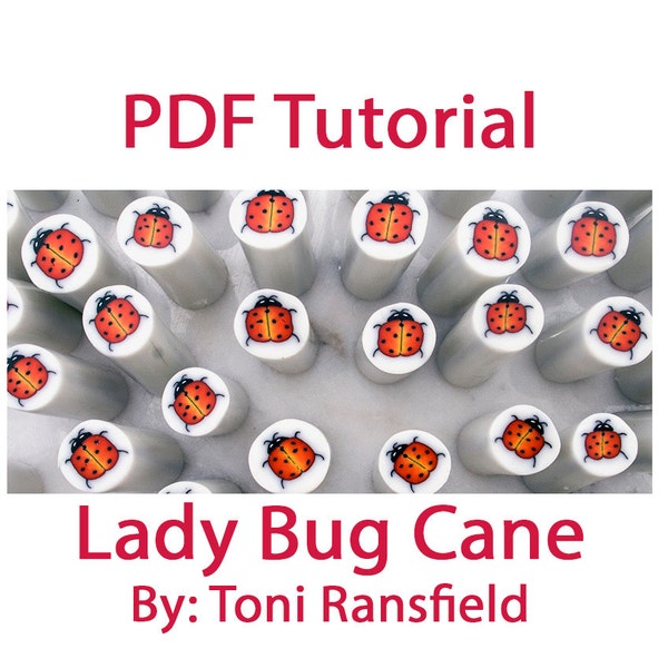 Lady Bug Tutorial for Polymer Clay, PDF