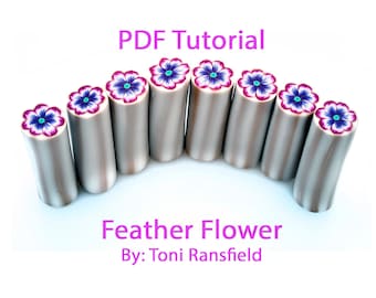 Feder Blume Polymer Clay,PDF