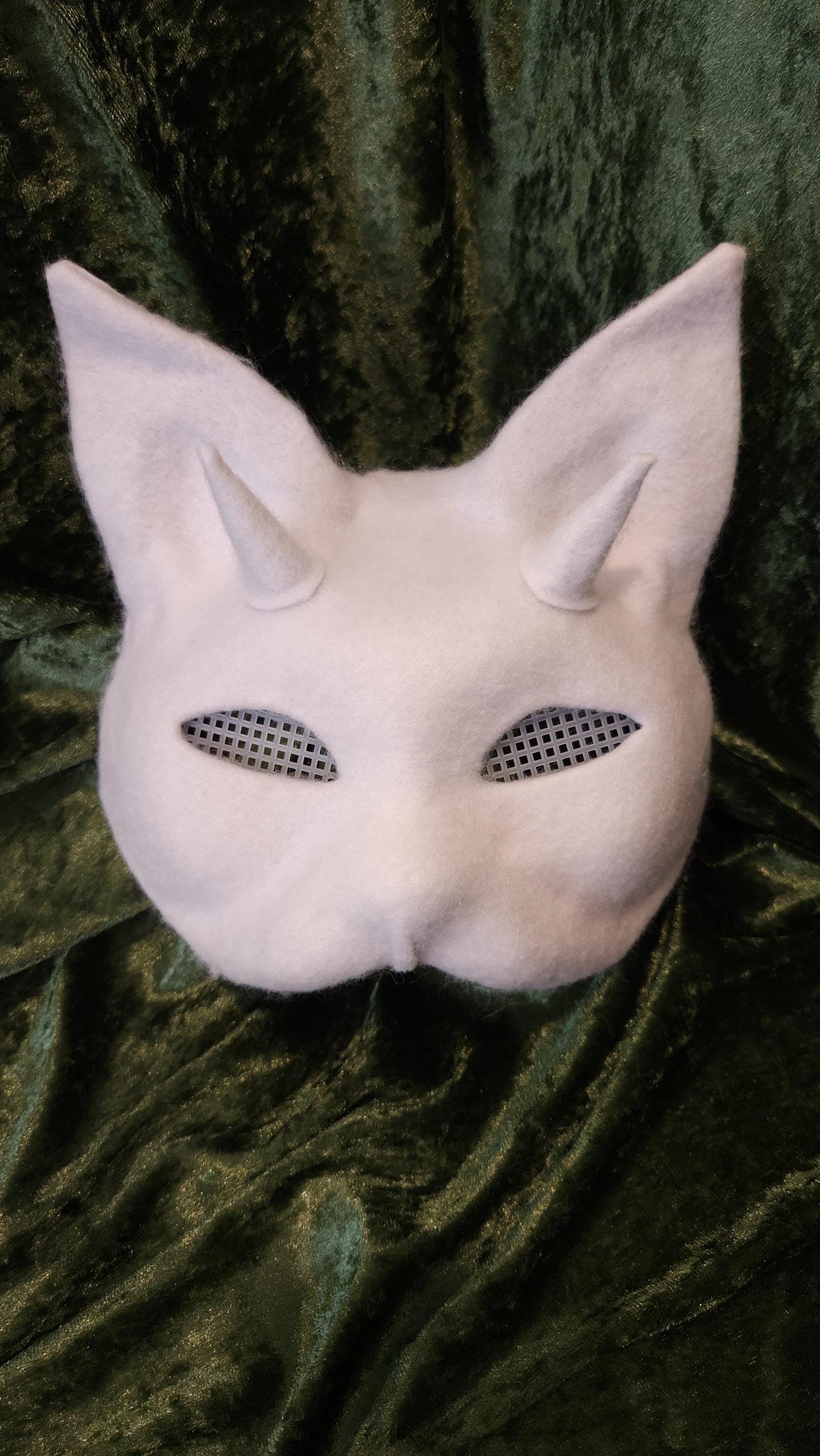 Handmade Blank Cat Mask, Therian Cosplay Costume, Ready to Paint - Etsy ...