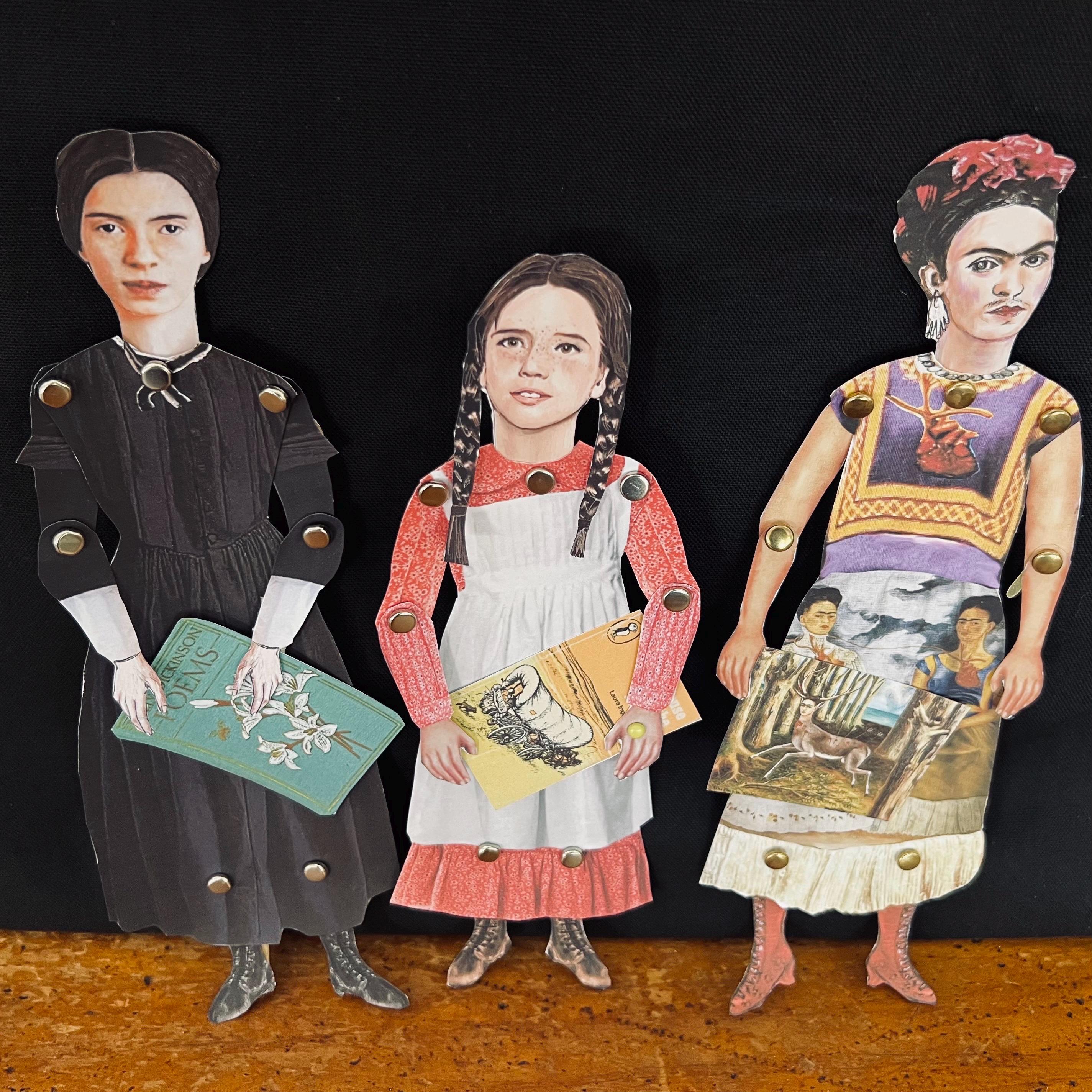 Laura Ingalls Wilder Paper Doll, Little House on the Prairie Decoration ...
