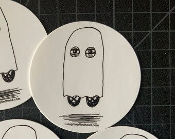 Ballet Ghost 3” Sticker