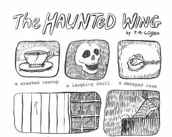 THE HAUNTED WING comic print