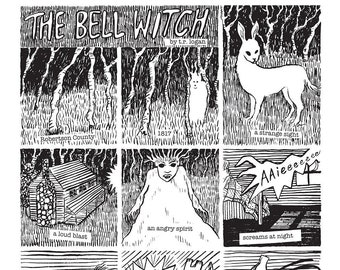 THE BELL WITCH comic print