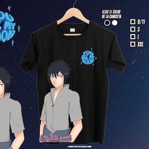 Sasuke t-shirt, naruto t-shirt, couple shirts, anime t-shirts, sharingan, present t-shirt naruto anime, naruto geek shirt, sasuke uchiha