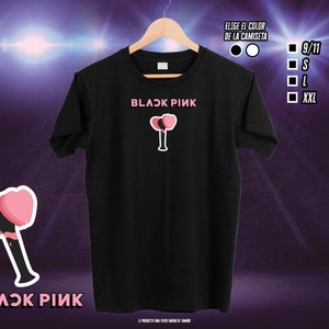 Kpop T-Shirt, Blackpink T-Shirt, Blink, Blackpink Merchandising, T-Shirt süß, Lightstick BlackPink, Lisa