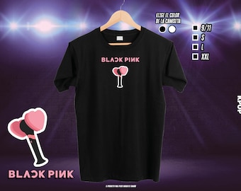 Kpop t-shirt, Blackpink t-shirt, blink, blackpink merchandising, t-shirt cute, lighstick BlackPink, Lisa