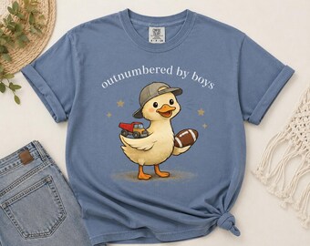 In Unterzahl Jungen Ente mit Fußball T-Shirt | Niedliche Enten Illustration