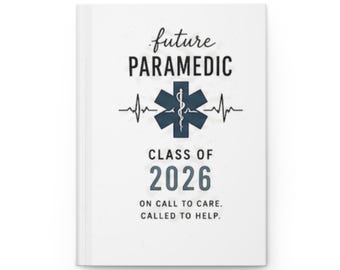 Zukünftige Sanitäter Notizbuch — Class of 2026 Hardcover Notizbuch