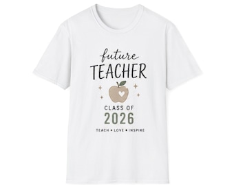 Zukünftiger Lehrer-T-Shirt - Abschluss-T-Shirt der Klasse von 2026