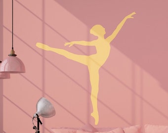 BALLERINA Vinyl Decal, High Quality Detailed Wall Vinyl Silhouette, Wall Decal 4