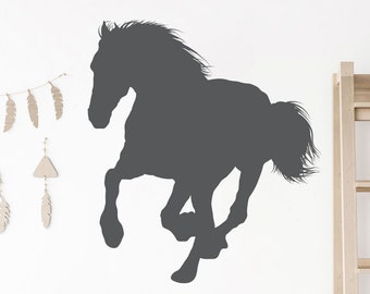 HORSE Vinyl Decal, High Quality Detailed Wall Vinyl Silhouette, Wall Decal 1