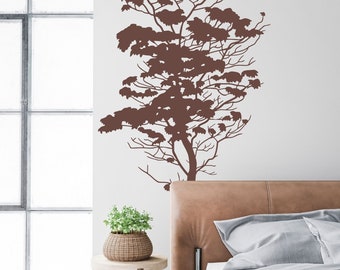 TREE Vinyl Decal, High Quality Detailed Wall Vinyl Silhouette, Wall Decal 7 Trees Landscape, tropical vinyl, tropical sticker, decal