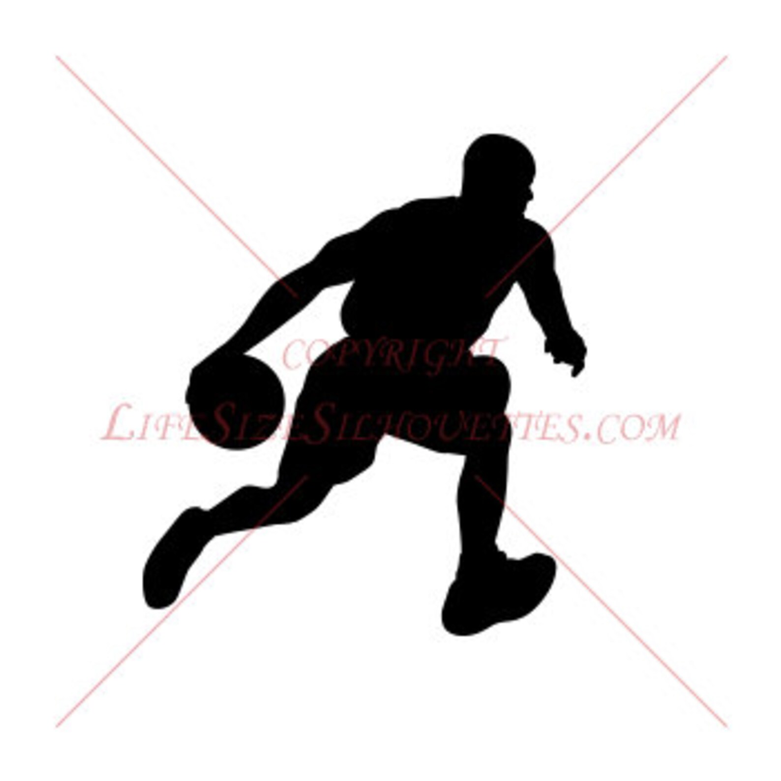 BASKETBALL PLAYER Vinyl Decal High Quality Detailed Wall Etsy
