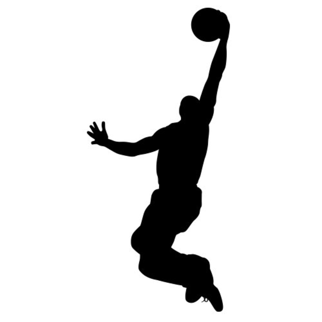 BASKETBALL PLAYER Vinyl Decal High Quality Detailed Wall Etsy