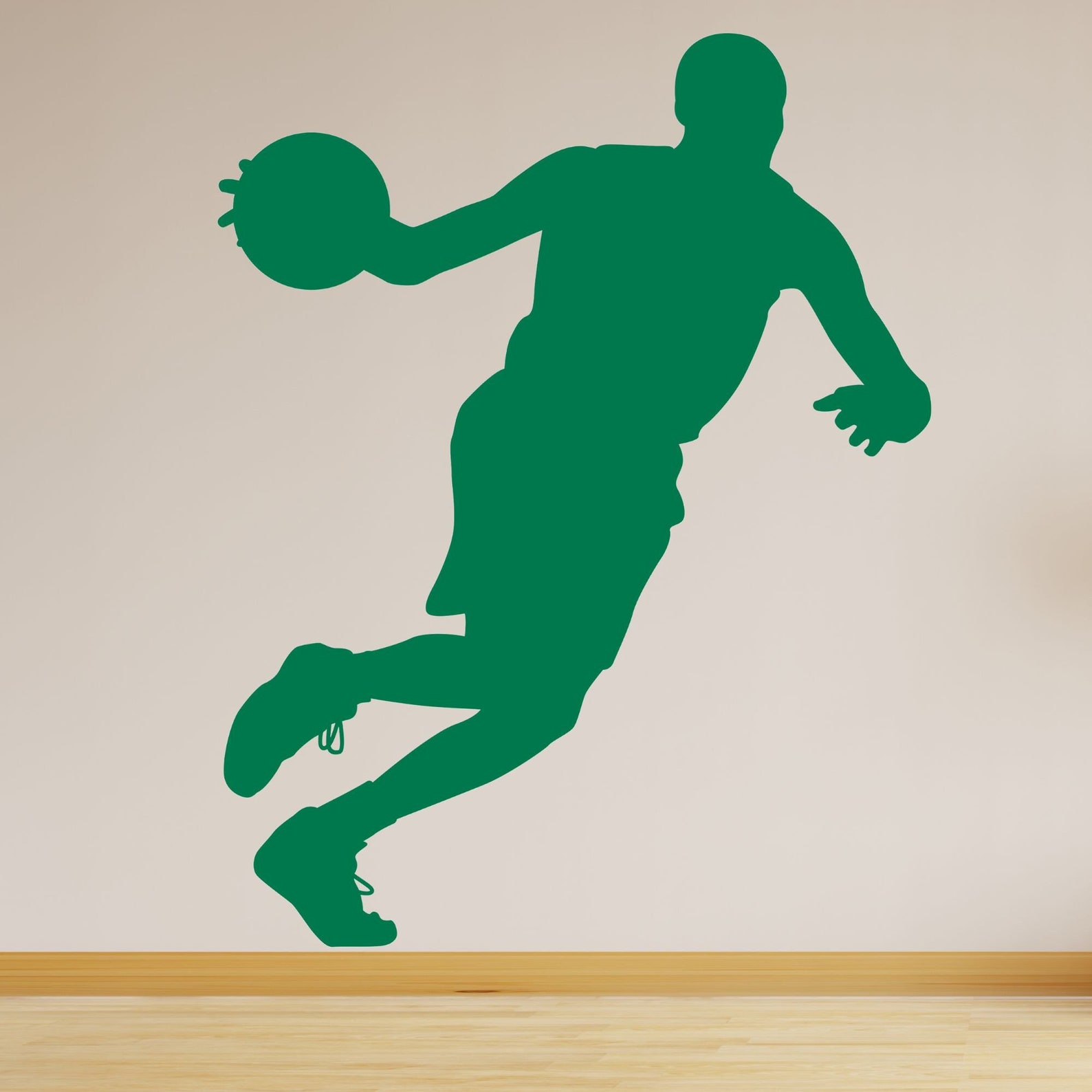 BASKETBALL PLAYER Vinyl Decal, High Quality Detailed Wall Vinyl