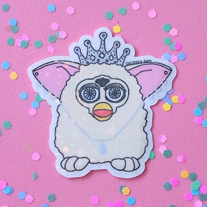 Bejeweled Furby Sticker