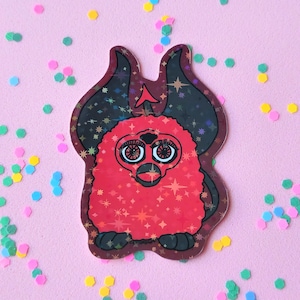 Pegatina Furby del diablo
