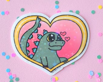Godzilla Heart Sticker