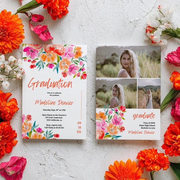 Grad Invitations Cheap Cheap Graduation Invitations - Etsy