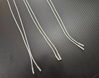 Vintage Cabbage Patch Kid (CPK) 17 inch White replacement Shoe Laces (3 Pairs)