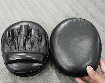 Rindsleder Professionelle Fokus Pads, Boxhandschuhe, Sparring Handschuhe, Training Boxen Fokus Pad, Geschicklichkeit Fokus Handschuhe, Geschenk für Boxer.