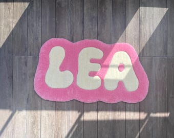 Custom Name, Zodiac, Word  Rug | Personalized Handmade Tufted Rug
