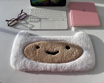 Adventure Time Finn Keyboard Wrist Rest, Tufted Gaming Rug, Desk Decor
