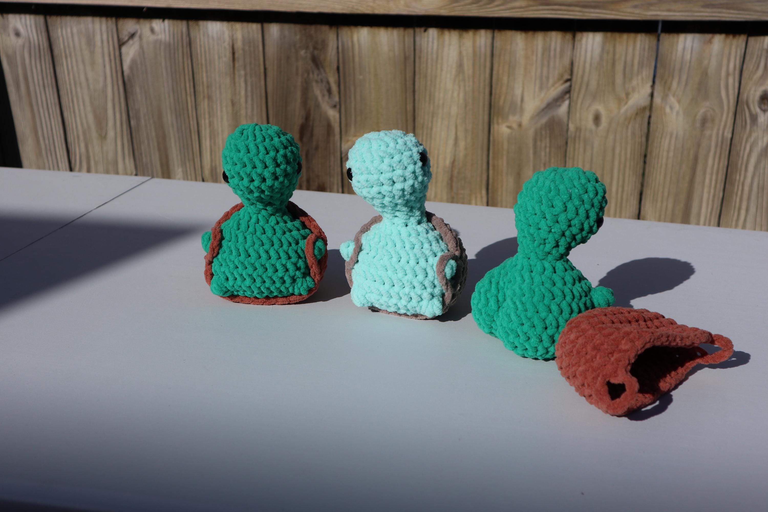 Crochet Cheeky Turtle Plushie