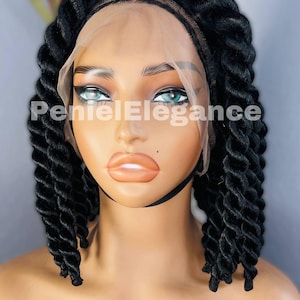Braided Wig, Braids Wig, Bob Braids Wig, Braided wig short Shoulder Length, Box Braids Wig, Black Wig, Bob, Wig For Black Women, Bob wig.