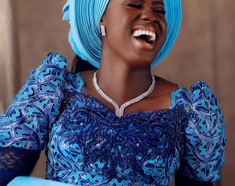 African autogele, ready to wear gele, Traditional wedding hat, pre-tied headgear, Headtie