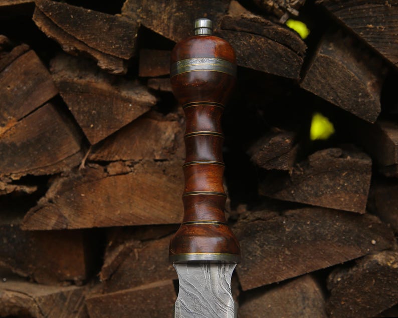 Hand-forged Damascus Steel Sword | Viking Medieval Long Sword ...