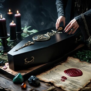 Black Coffin Ritual and Curse the Enemy Spell: Punishment with Dark Power