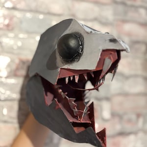 Horror Handpuppe Eule