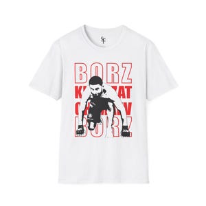 Khamzat Chimaev Shirt UFC MMA Shirt Khamzat Borz Chimaev T-Shirt for a Gift Wrestling MMA Chechen Fighter